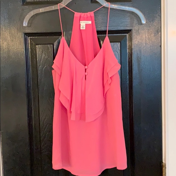 Banana Republic Tops - Banana Republic pink silks blouse XS petite